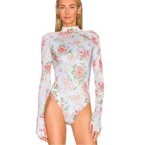HAH Hot As Hell Gloves Off One-Piece Swimsuit / Bodysuit - Size Medium